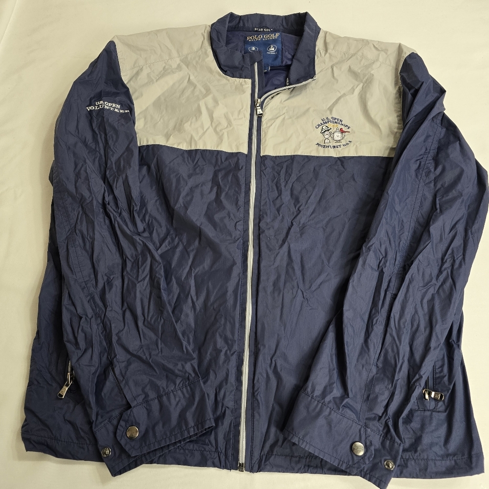 Polo Golf Ralph Lauren US Open Jacket 2014 Water Resistent Pinehurst No. 1